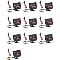 Semoic 10X 9V-24V 4.3 Inch Rearview Monitor Kit TFT LCD Car Rear View Camera Reversing Parking System Monitor Without Camera