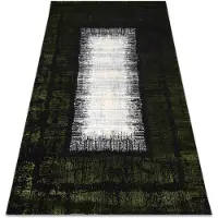 Rugsx Tæppe JAVA moderne 1523 Ramme grøn / elfenben 160x230 cm
