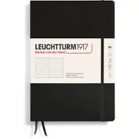 Leuchtturm - Notebook-indbundet sammens?tning B5-219 Nummererede sider til skrivning og journalisering (sort prikket)