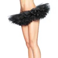 Leg avenue Organza Tutu O/S sort