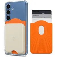 Spigen Nano Pop Magnetic Wallet Card Holder (MagFit) Designet til kun Galaxy S25 Plus Ultra Edge & S24 Series Magnetic Case og iPhone 16/15/14/13
