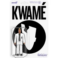 Super7 Kwam? Vit och svart polka dot - 3,75 " Kwam? Actionfigur med tillbehör hip hop collectibles och retro leksaker