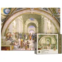Antelope Audio Antelope - School of Athens Puzzle Fresco Raphael officielt licenseret - 1000 stykker h?j opl?sning mat finish glat kantning ingen st?v klassisk