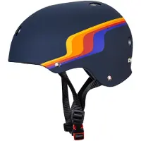 Triple 8 den certifierade Sweatsaver-hjälmen för skateboard BMX och rullskridskor Pacific Beach X-Small/Small