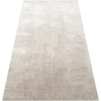 Rugsx Tæppe VISCO sølv 3 plys, IMITATION AF KANINPELS 140x190 cm