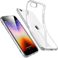 ESR til iPhone SE Cover 2022/2020/3rd/2rd til iPhone 8/7 Cover Tynd Bl?d TPU Transparent beskyttelsescover Gulningsbestandig Zero Series Clear