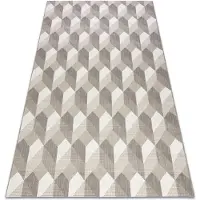 Rugsx Sisaltæppe SISAL FLAT 48624/686 KABLER 3D 120x170 cm