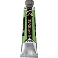 Taidepiste oliefarve tube Permanent Green Medium 614