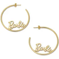 Barbie Script Logo Hoop ?reringe (s?lv)