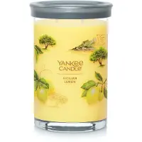 Yankee candle Yankee stearinlys siciliansk citron duftende signatur 20 oz stor tumbler 2-wick stearinlys over 60 timers forbr?ndingstid