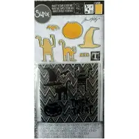 Tim holtz Sizzix 2019 Frim?rker Dies & Texture Fade Trick or Treat #2