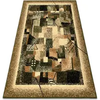 Rugsx Tæppe BCF Morad IMPRESJA klassisk - oliven, grøn 80x150 cm