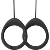 Ringke Finger Ring Strap Silikone Smartphone Grip Lanyard Holder [2 Pack] med Anti-Slip Mount Funktion Kompatibel med Telefon Cases N?gler Kamera