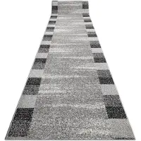 Rugsx Fortovet SILVER Etna ramme, sand grå 120cm 120x790 cm