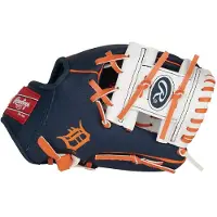 Rawlings MLB Team Logo Youth Glove Series Detroit Tigers Navy 10 "