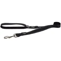 Rogz Reflekterende hundebånd for ekstra store hunde 1 " bred 6 'lang sort