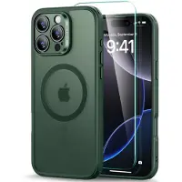 ESR til iPhone 16 Pro-sag (4 i 1) Sæt gennemskinnelig mat-sag med skærmbeskytter kompatibel med MagSafe Military-Grade Protection Classic Series