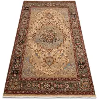 Rugsx Tæppe KESHAN Rosette itämainen 7519/53555 beige / marineblå blå 120x145 cm