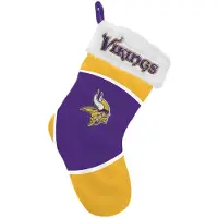 Foco Minnesota Vikings NFL Julestr?mpe - Plush Limited Edition Holiday Stocking - Vis din hold?nd med officielt licenserede fodboldfan -dekoratio