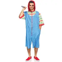 Leg avenue Creepy Killer har printet h?ttedragt med lommer og dobbeltsidet lynl?s.