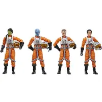 Star Wars The Vintage Collection X-Wing Pilot 4-pack Ahsoka 3,75 tommer samleobjekter actionfigurer