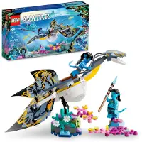 LEGO Avatar Ilu Discovery 75575 Vejen til vandfilm Building Toy Ocean Set Animals-Like Underwater Creature Figure Collectible Display Id? til b?r