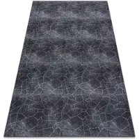 Rugsx Tæppe STONE Sten grå 100x300 cm