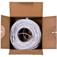 Lanberg UTP-kabel kat. 6 305m CU-ledning grå fluke-godkendt