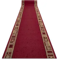 Rugsx Gummibelægning JENA rødbrun 67cm 67x610 cm