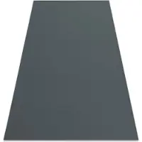 Rugsx Tæppe RUMBA 1720 enkelt farve grafit 200x400 cm