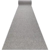 Rugsx Fortovet CASABLANCA LOOP lysegrå, løkke, blød 100cm 100x190 cm