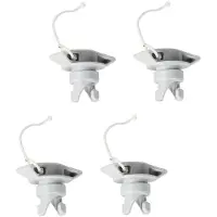Torribaly 4Pcs Inflatable Raft Valves Lids Cap Dinghy Valves Plug Boat Accessories