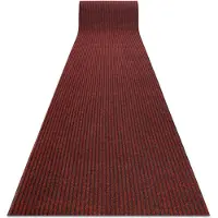 Rugsx Visker skridsikker 80 cm GIN 3086 liverpool ekstern, intern, gummibelagt - rød 80x330 cm