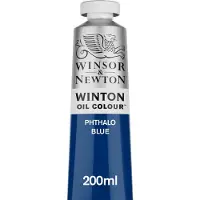 Winsor & Newton Winton Oil Color 200 ml (6,75 oz) Tube Phthalo Blue