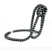 Melitt New Pearl Necklace Wine Rack Hang Suspension Wine Bottle Holder Home Decor Desktop Decoration Luxury Magic Artware Black