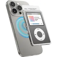 Elago klar magnetisk kortholder kompatibel med MagSafe til iPhone 16/15/14/13/12-serien - Sikker telefonpung Holdbar polykarbonatkonstruktionsska