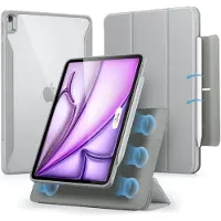 ESR til iPad Air 13 tommer etui M2(2024) iPad Air 13 etui med blyantholder Aftageligt magnetisk d?ksel Lodret stativ Underst?tter fuldt ud Pencil