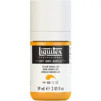 LIQUITEX Professional Soft Body Acryl Maling 59 ml (2-oz) Flaske gul orange azo