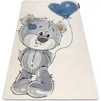 Rugsx Tæppe PETIT TEDDY BEAR bamse, bjørn fløde 180x270 cm