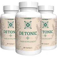 Fyron Group B.V. Detonic - 180 kapsler (3-pak) med glucomannan, kakao & Vit. B - Schweizisk kosttilskud