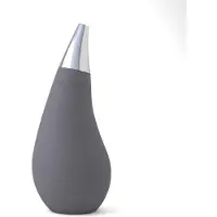 Studio wildcard K?kken Badev?relse T?ller Top Squeezable Soap Dispensers Tear Drop Shape Bottle (Gray 7oz)