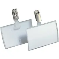 Durable Holdbar klikfoldemidler med stroppeklip 2-1/8 x 3-5/8 klar pakke med 25 (821619)