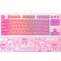 Razer Ornata V3 TKL Gaming -tastatur: Low -Profile Keys - Mecha -Membrane Switches - UV -coated Keycaps - Backlit Media Keys - 8 -Zone RGB Lighti