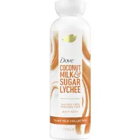 Dove Plant Milk Cleansing Body Wash Coconut & Lychee til fugturiseret hud Gentle reng?ringsmiddel Ingen sulfatrensere eller parabener 98% bionedb