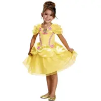 Disney Disguise Princess Belle Beauty & the Beast Sm?b?rnspigekostume Medium (3T-4T)