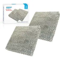 HQRP 2-Pack vandfilter kompatibelt med ren komfort He12 He12a He12m He12mm Befugtere HEP-GA10 Udskiftning