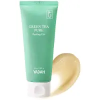Yadah Green Tea Pure Peeling Gel 3,4 Fl Oz - pH-balanceret eksfolierende gel med naturlig cellulose for en glat genoplivning og ensartet hud for