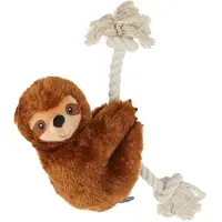 Zoom Fringe Studio Dog Toy Brown Sloth p? et reb-plush Pet Toy (289373)