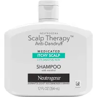 Neutrogena Scalp Therapy Anti-Dandruff Shampoo til klende hovedbund 2,5% salicylsyre med pebermynteduft 12 fl oz