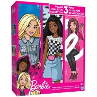 Selecta Spielzeug Barbie - 3 i 1 puslespil for b?rn. Store f?dselsdags- og uddannelsesgaver til drenge og piger. Farverige stykker passer perfekt sammen. Stor f?rs